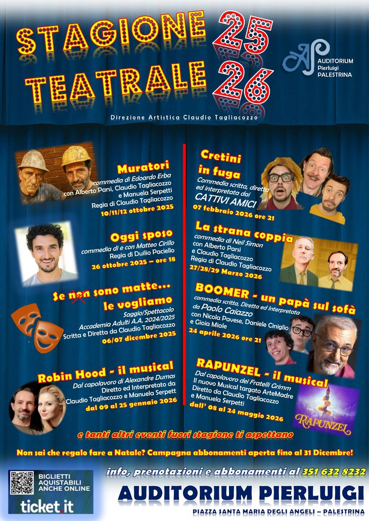 STAGIONE TEATRALE 2025/2026